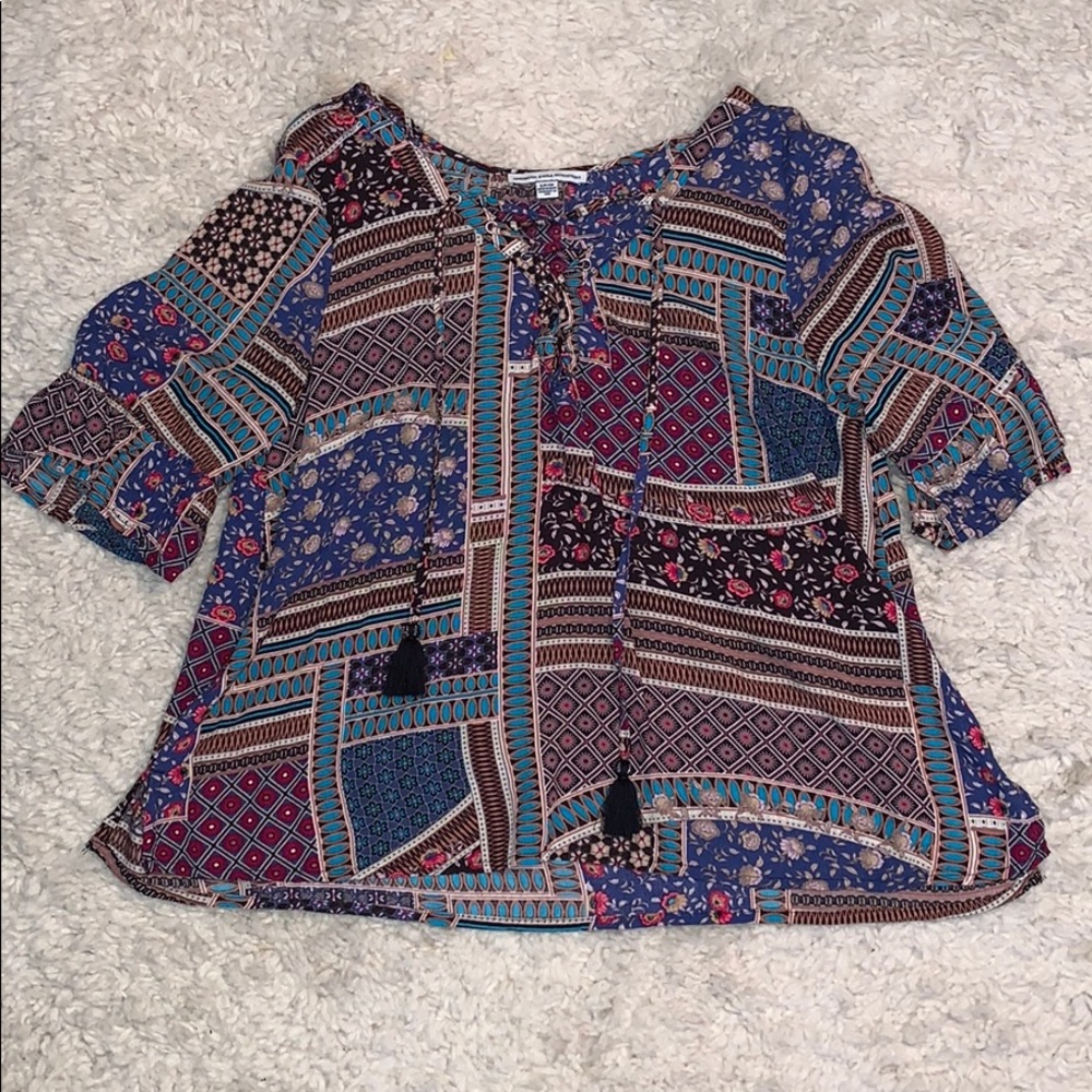 Flowy Multi Color Blouse